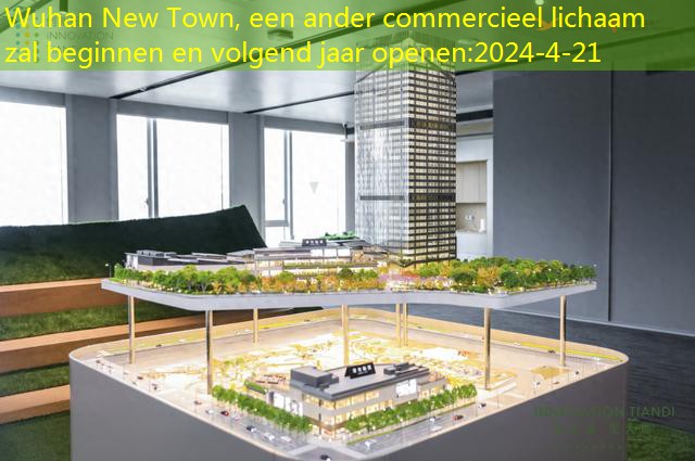 Wuhan New Town, een ander commercieel lichaam zal beginnen en volgend jaar openen